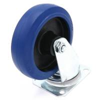 Flightcase Lenkrolle 125 mm Blue Wheel 200 kg