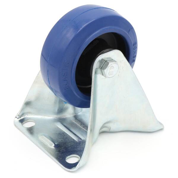 Bockrolle 100 mm, 150 kg Traglast, Blue Wheel