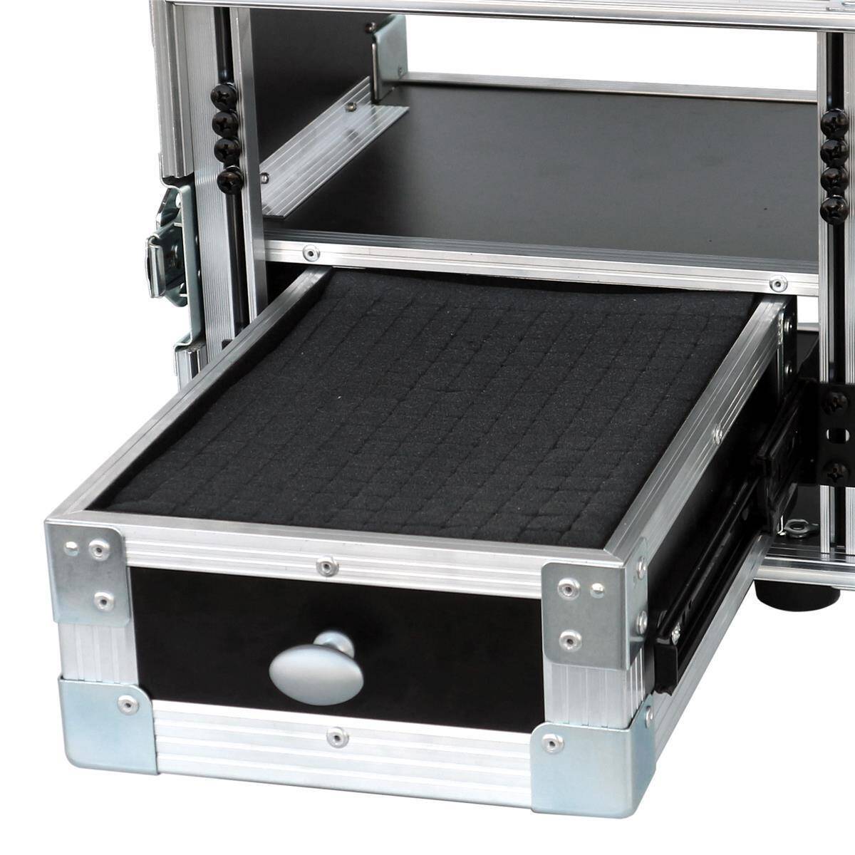 Xsw2 Rack AWEO 2HE Half Size Rack Sennheiser XSW XSW2 mit Schublade