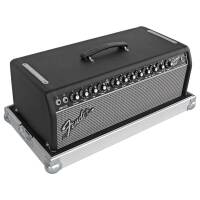 Flightcase für Fender Bassman 800 Head Phenol schwarz 1 Riemengriff + 2 Klappgriffe