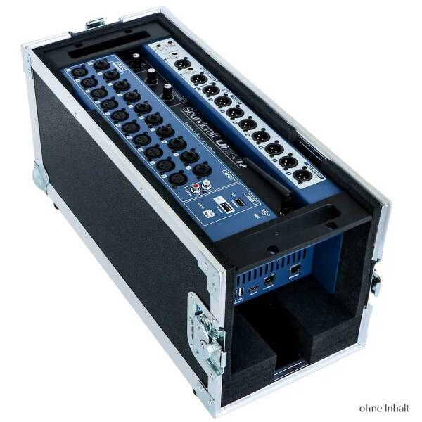 Case für Soundcraft Ui24 Mixer mit L-Deckel Made in DE
