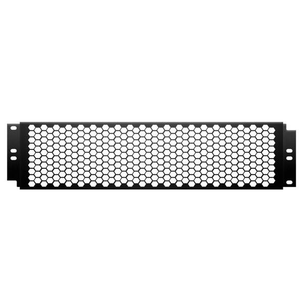 Adam Hall 87446 2HE Lüftungs- Rackblende 19 Zoll...
