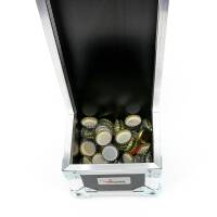 FoFFEN PVCS - Flightcase Flaschen&ouml;ffner mit Kronkorken Beh&auml;lter PVC schwarz