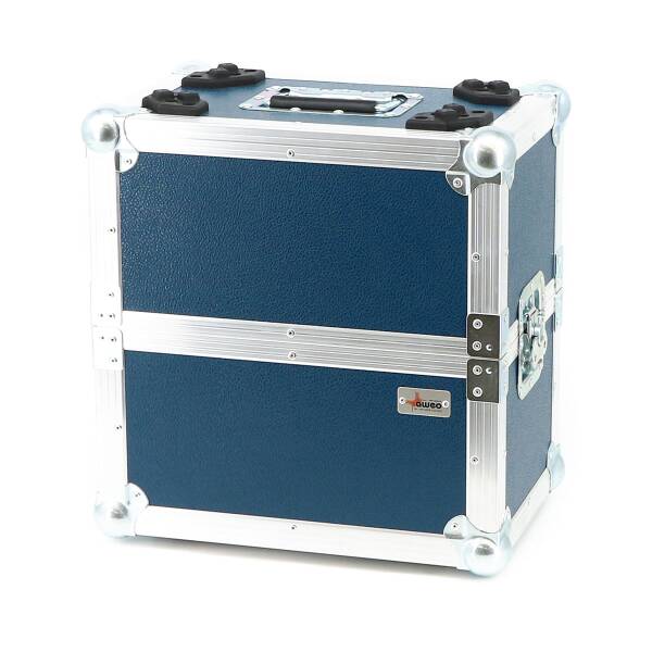 Plattenkoffer Flightcase 50/50 für bis zu 48 LPs 12" Phenol braun