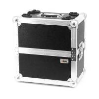 Plattenkoffer Flightcase 50/50 f&uuml;r bis zu 48 LPs 12" schwarz