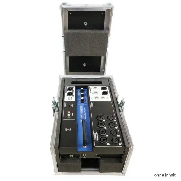 Flightcase für Soundcraft Ui12 Mischpult Phenol braun