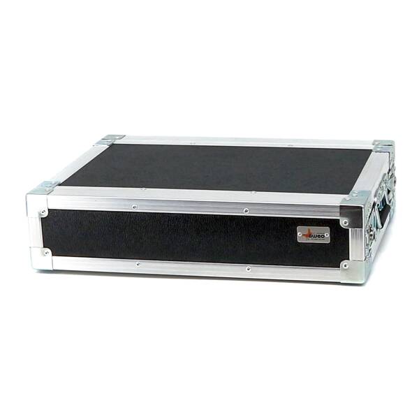2 HE Live Rack 19 Zoll Double Door 31 CM flache Ecken Phenol braun RSH