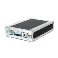 2 HE Live Rack 19 Zoll Double Door 31 CM flache Ecken Phenol braun RSH