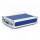 2 HE Live Rack 19 Zoll Double Door 31 CM blau RSH