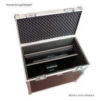 Flightcase f&uuml;r TFT Bildschirme bis 22 Zoll Phenol braun