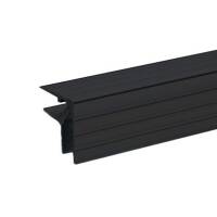 Adam Hall 6107 BLACK Aluminium Casemaker 30 mm 9,5 mm Einschub schwarz