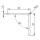 Adam Hall 6109 BLACK Aluminium Kantenschutz 22 mm schwarz