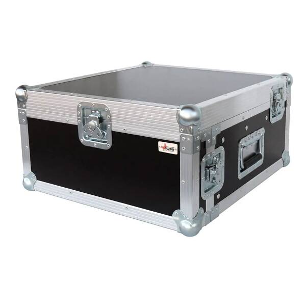 19 Zoll Winkelrack 4HE / 45 CM mit Serviceklappe Phenol braun