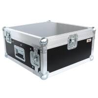 19 Zoll Winkelrack 4HE / 45 CM mit Serviceklappe Phenol braun