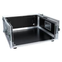 19 Zoll Winkelrack 4HE / 45 CM mit Serviceklappe Phenol braun