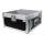 19 Zoll Winkelrack 4HE / 45 CM mit Serviceklappe Phenol braun