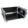19 Zoll Winkelrack 4HE / 45 CM mit Serviceklappe Phenol braun