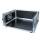 19 Zoll Winkelrack 4HE / 45 CM mit Serviceklappe Phenol braun