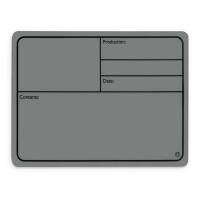 Adam Hall 88001 M GREY Tour Label magnetisch 177x127 mm grau