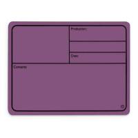 Adam Hall 88001 M PURPLE Tour Label magnetisch 177x127 mm lila