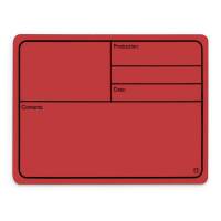 Adam Hall 88001 M RED Tour Label magnetisch 177x127 mm rot
