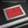 Adam Hall 88001 M RED Tour Label magnetisch 177x127 mm rot