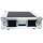 3 HE Live Rack 19 Zoll Double Door 50 CM schwarz