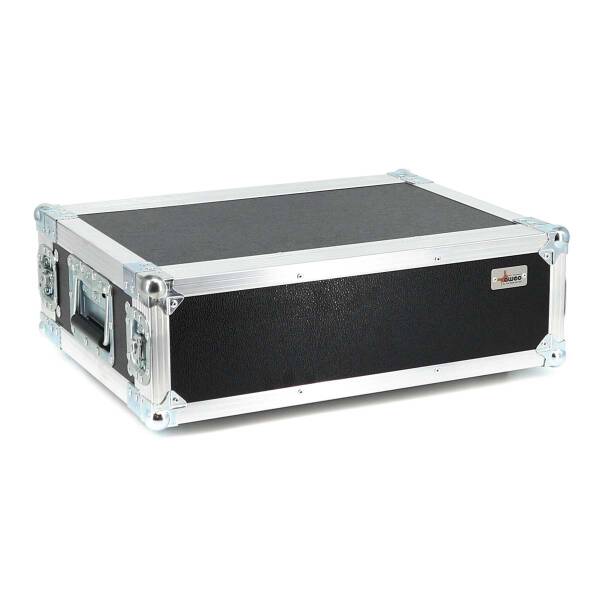3 HE Live Rack 19 Zoll Double Door 31 CM Phenol braun