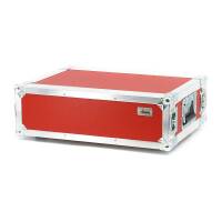 3 HE Live Rack 19 Zoll Double Door 31 CM rot RSH