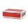 3 HE Live Rack 19 Zoll Double Door 31 CM rot RSH