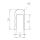 Adam Hall 6224 Aluminium U-Profil mit Rundung Einschub 7 mm