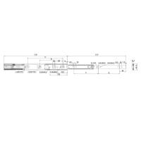 Penn Elcom MG-6555 Teleskop Vollauszug Soft Close 550 mm
