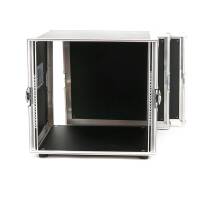 10 HE Live Rack 19 Zoll Double Door 45 CM blau