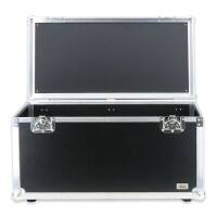 Truhencase Packma&szlig; 80x40x40 cm gepolstert schwarz