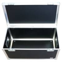 Truhencase Packma&szlig; 80x40x40 cm gepolstert schwarz