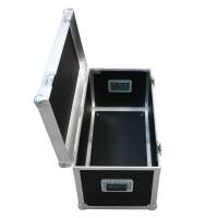 Truhencase Packma&szlig; 80x40x40 cm gepolstert schwarz