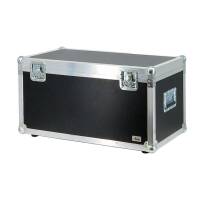 Truhencase Packma&szlig; 80x40x40 cm gepolstert schwarz