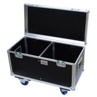 Truhencase Packma&szlig; 80x40x40 CM mit Rollen &amp; Trennwand schwarz