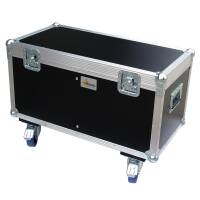 Truhencase Packma&szlig; 80x40x40 CM mit Rollen &amp; Trennwand schwarz