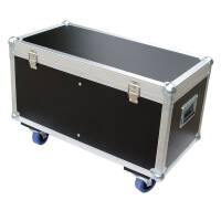 Truhencase Packma&szlig; 80x40x40 CM mit Rollen &amp; Trennwand schwarz