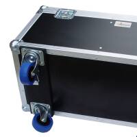 Truhencase Packma&szlig; 80x40x40 CM mit Rollen &amp; Trennwand schwarz