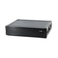 2 HE Live Rack All Black 19 Zoll 50 CM mit Flachecken