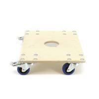 AWEO Universal Rollenbrett 40 x 52 cm mit 80 mm Blue Wheels 2 gebremst roh
