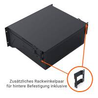 Penn Elcom R2295-5UK 19 Zoll Rackschublade 5 HE Aluminium 39 cm abschlie&szlig;bar