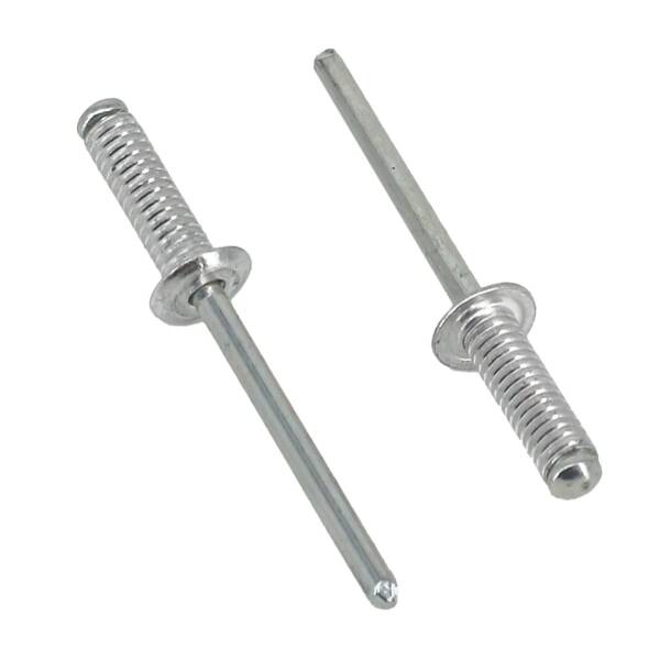 Bralo Blindniete 4,8 x 16,0 mm Alu/Stahl rilliert 250 Stk. Packung