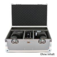 Flightcase f&uuml;r 2 PTZ Kameras und RP50 Controller mit Zubeh&ouml;rfach SolidLite grau
