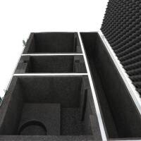 Flightcase f&uuml;r 2 PTZ Kameras und RP50 Controller mit Zubeh&ouml;rfach SolidLite grau