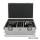 Flightcase für 2 PTZ Kameras und RP50 Controller mit Zubehörfach SolidLite grau