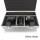Flightcase für 2 PTZ Kameras und RP50 Controller mit Zubehörfach SolidLite grau