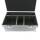 Flightcase für 2 PTZ Kameras und RP50 Controller mit Zubehörfach SolidLite grau